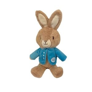 Beatrix Potter Blue The World of Peter Rabbit Lovey Plush 15" Stuffed Animal New